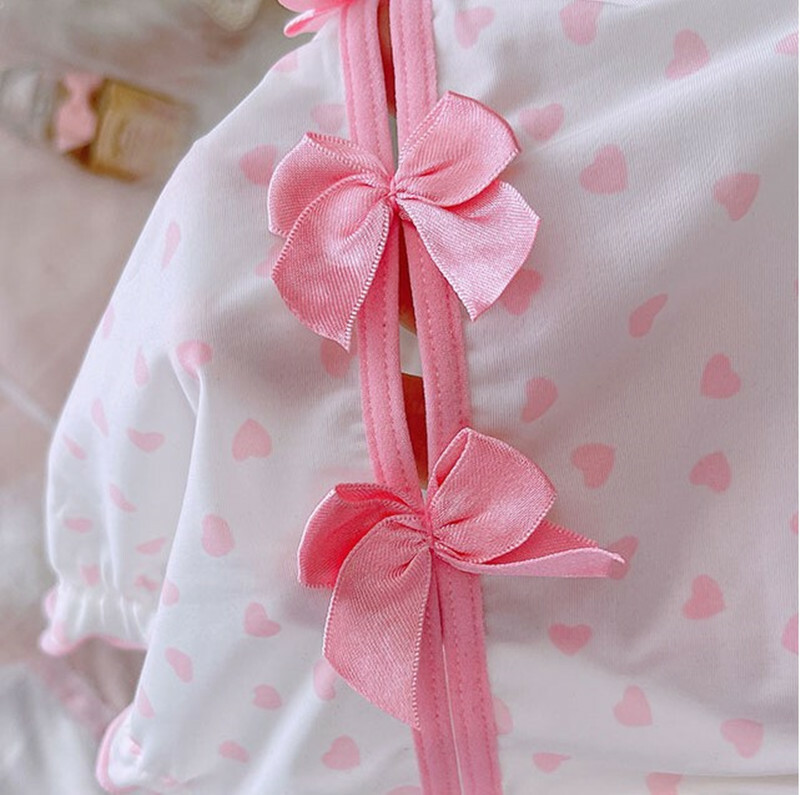 Japanese Lolita Sweet Bow Underpants Love Heart Waist Sexy Panties Briefs new