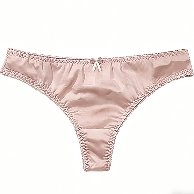 4 Pack Lot Sexy Womens Satin Panties Thongs Bikinis Ladies Underwear Lingeries