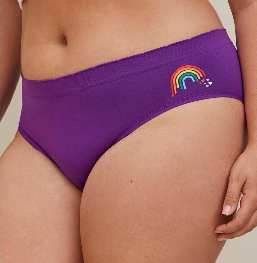 Torrid Seamless Smooth Mid-Rise Hipster Panty Proud Purple 2 2X 18 20 #H70687