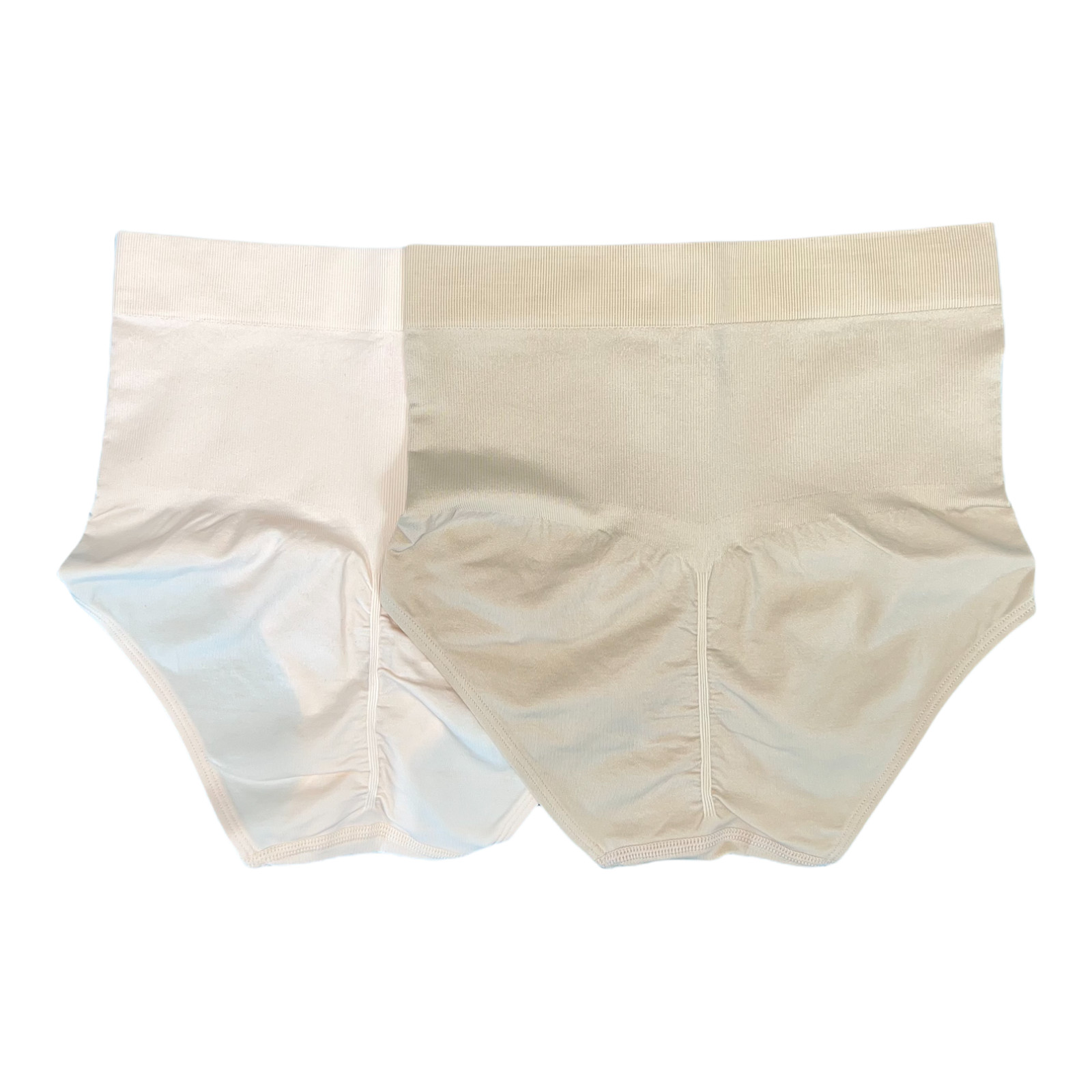Breezies Women’s Seamless Shaping Brief Set of 2 Solid Sunbeige/Buff Large Size