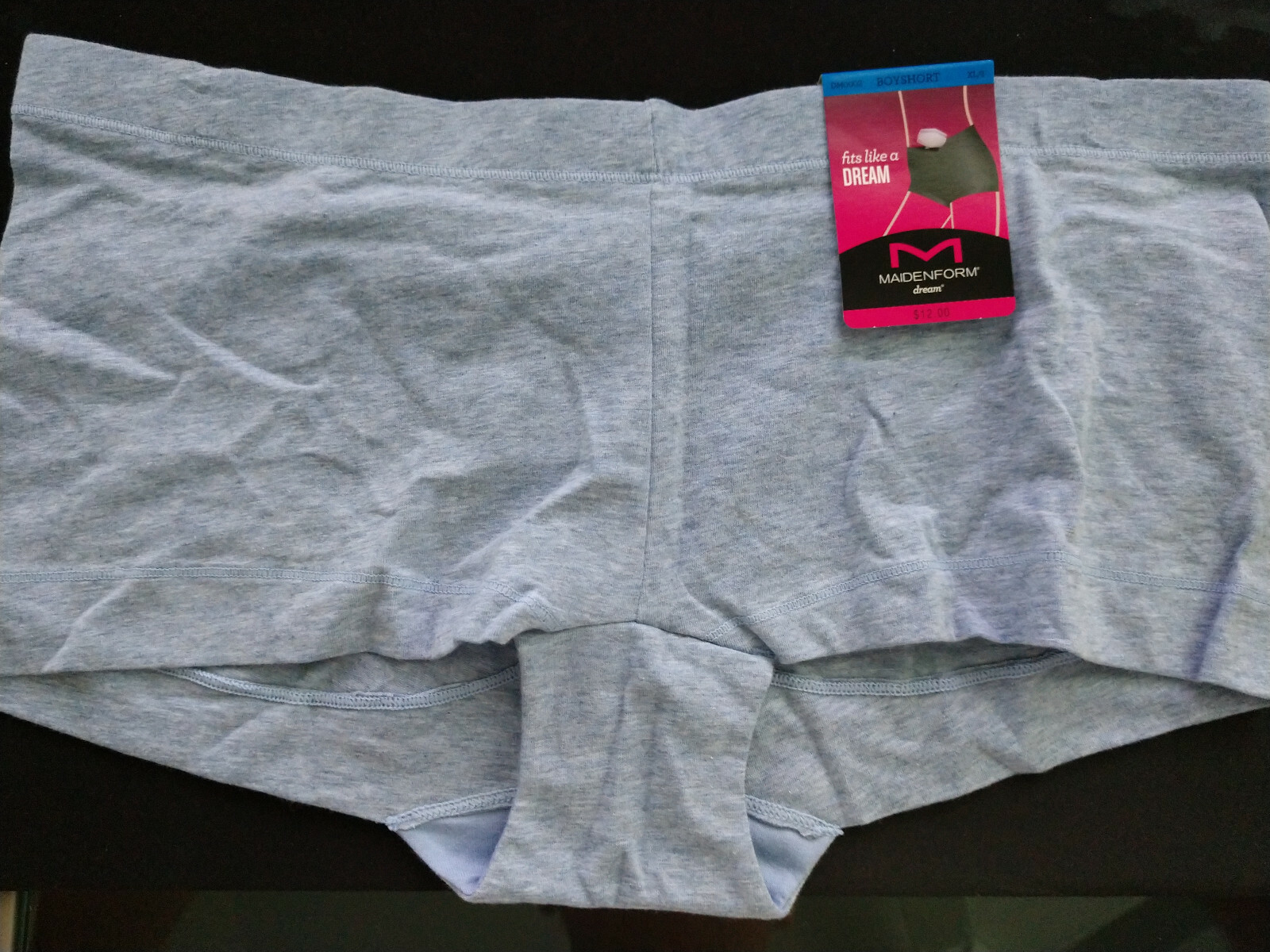 Maidenform Dream Cotton Boyshort #DM0002 Size 8XL Blue Denim Heather
