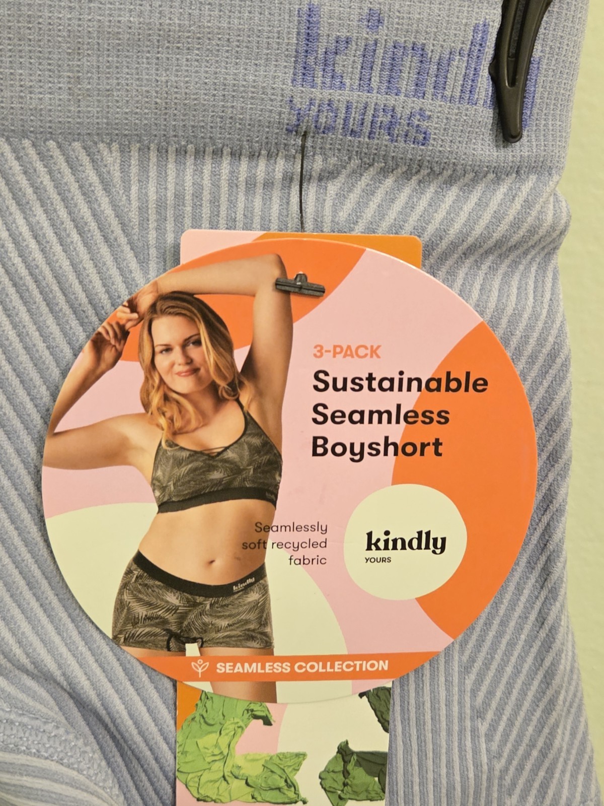 Kindly Yours Women’s XS 0-2 Seamless Boyshort Underwear Purple #10726