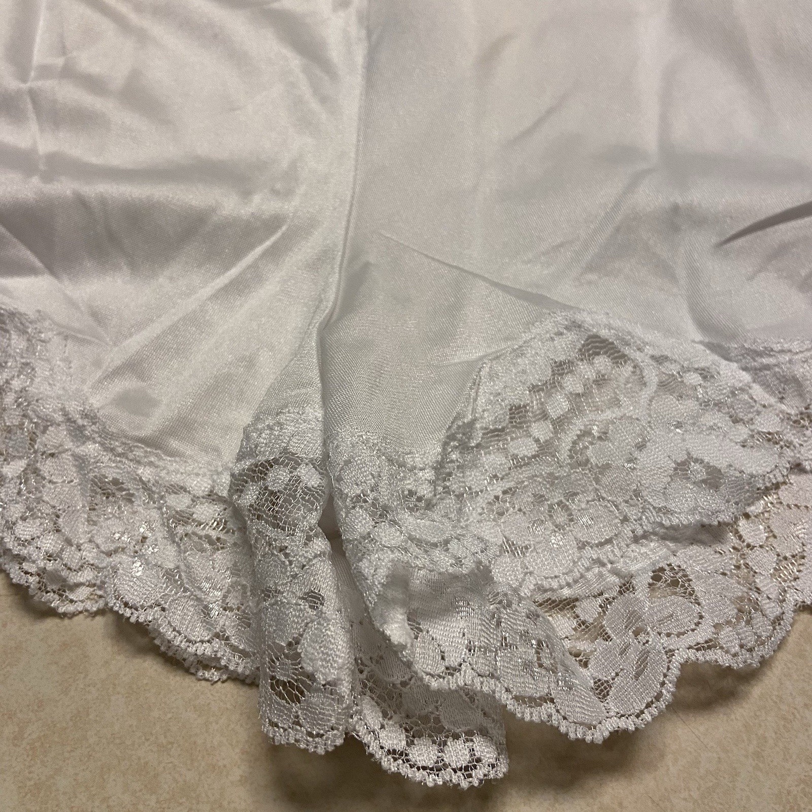 Vintage Panties Womens 34 Ilusion White Sissy Panty New NWT Retro Bloomers Lace