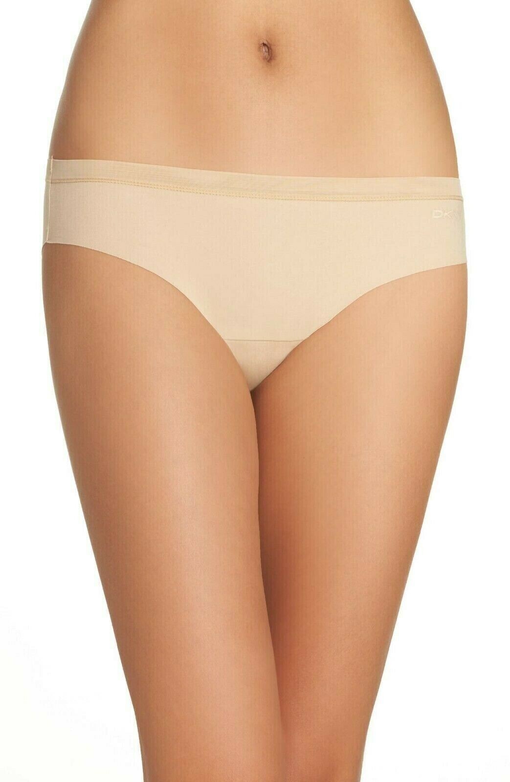 Women’s Lot of 3 DKNY Low Rise Bikini Brief Panty Size XL Nude