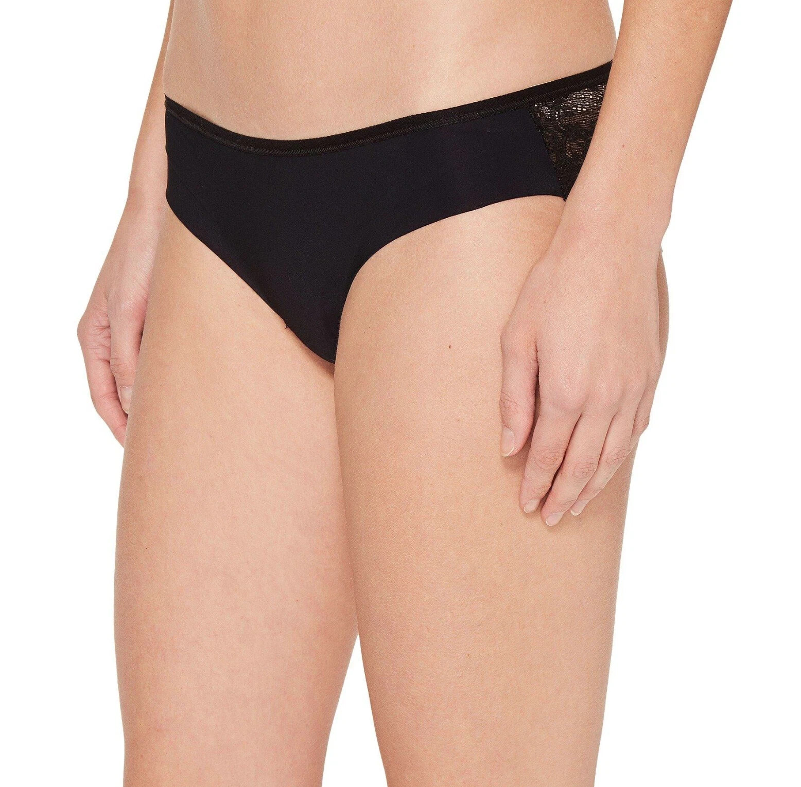 Hanky Panky Black Bare & Lace Hipster Underwear Women’s Size M L97751