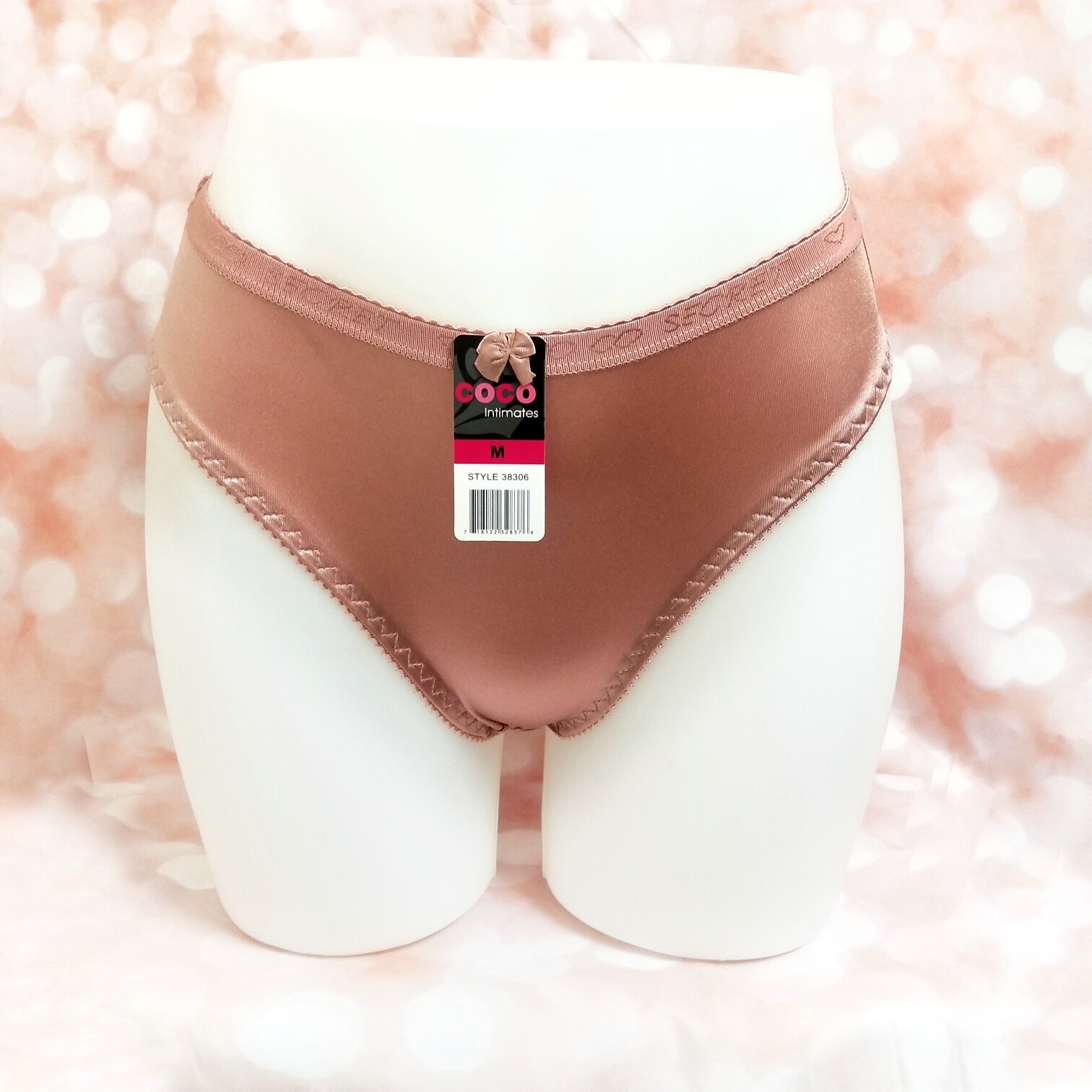 Women Coco High Cut Full Coverage Satin Shiny Bikini Panties Underwear
