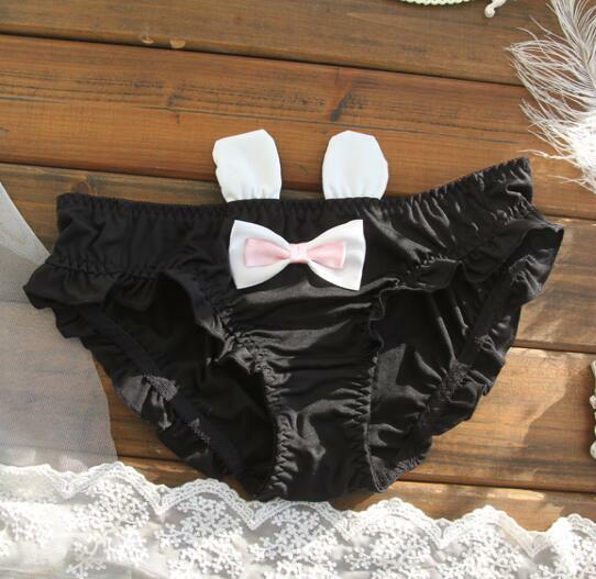 Japanese Cute Lolita Girls Panties Low Waist Underpants Intimates Briefs Sweet