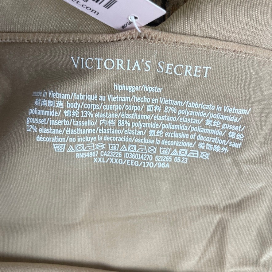 Victoria’s Secret Women’s XXL Cream Polyamide Elastane Seamless Hiphugger Panty