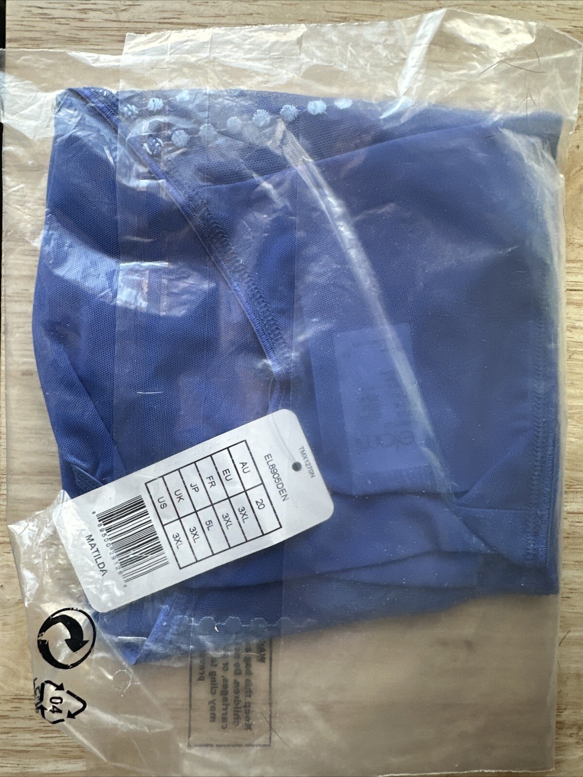 Elomi 8905 Matilda full Brief Panty denim With Tags SZ 3XL.