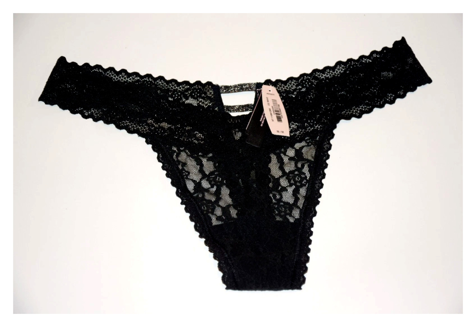 Victorias Secret Culotte Bikini Panty Black Size M Ultra Sexy Seamless Underwear