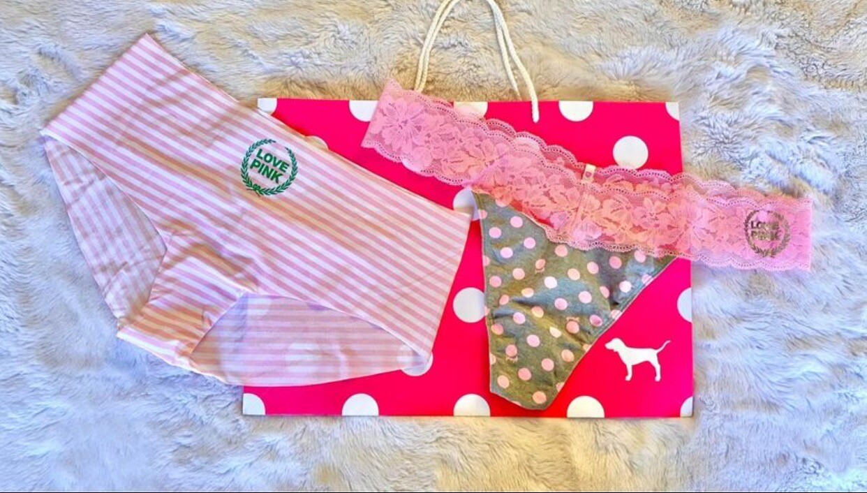 VS PINK “THE ORIGINALS” PANTIES PANTY BUNDLE SET HIPSTER BOYSHORT THONG HTF XXL