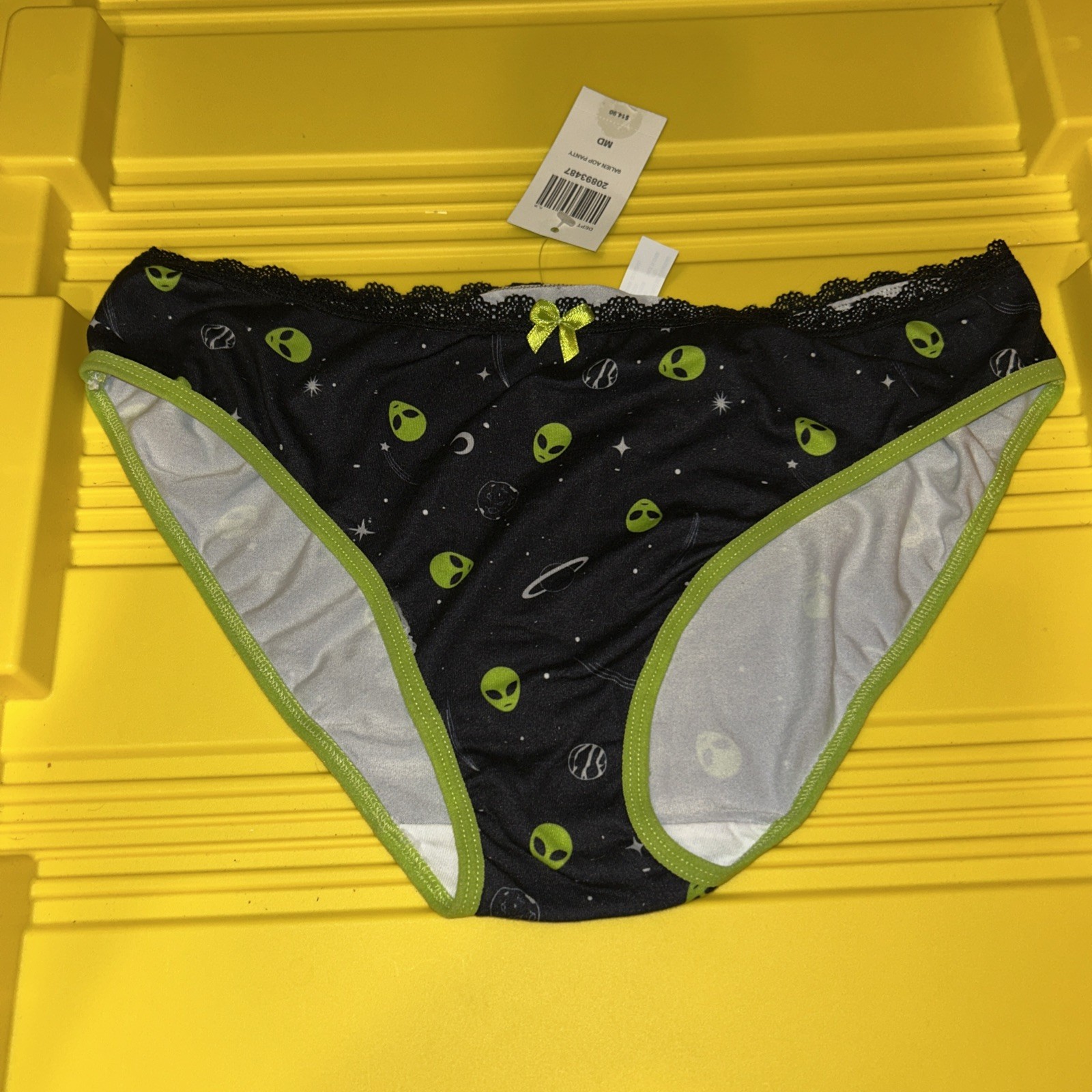 Bioworld Alien Panties Sz Medium