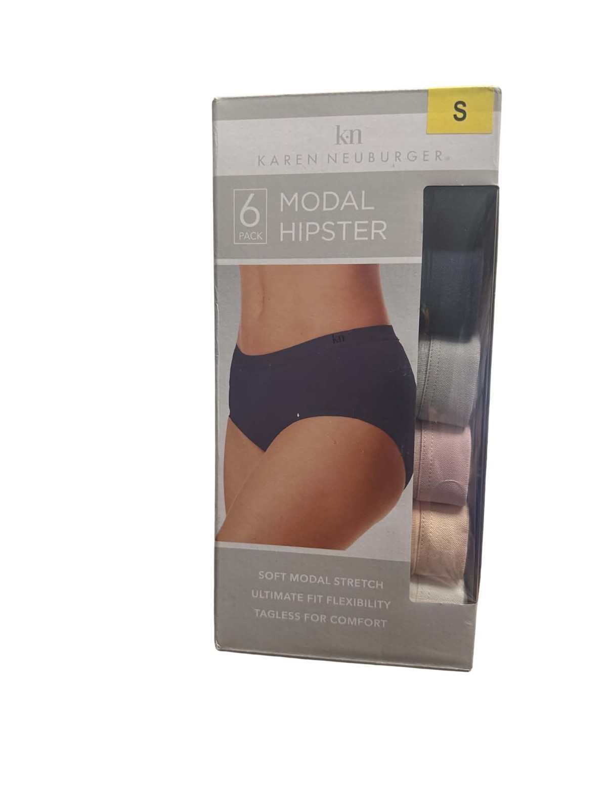 Karen Neuberg Modal Hipster Underwear Tagless 6Pk Small SZ 5 35 in to 36 in Hips