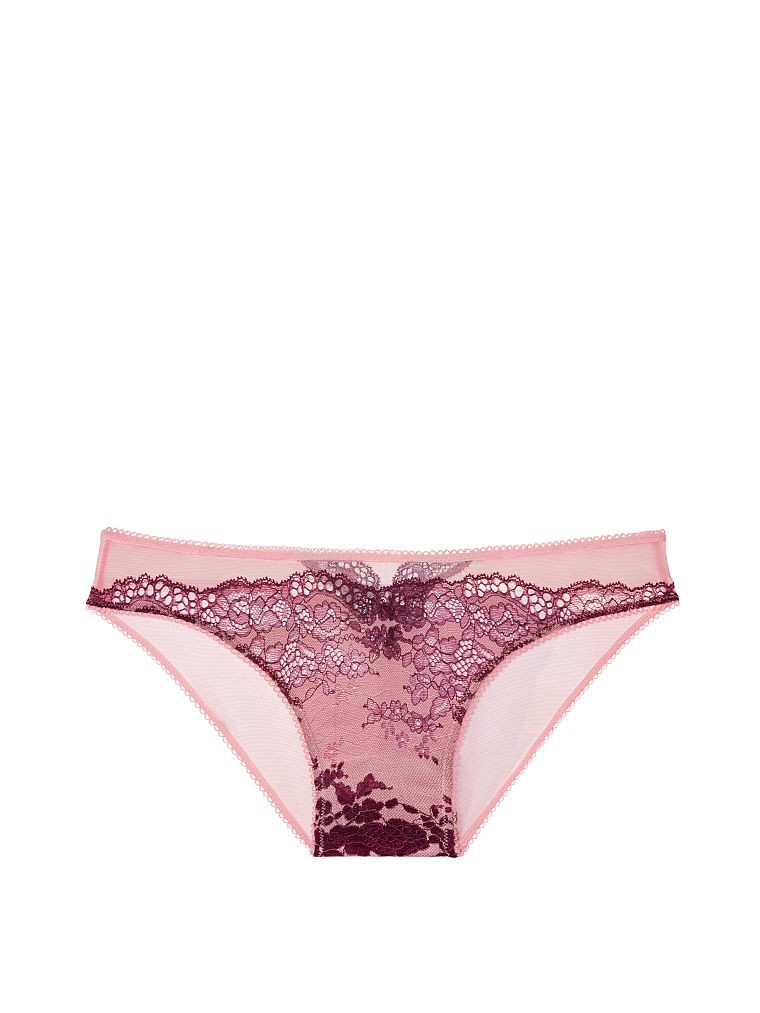 Victoria’s Secret Dream Angels Mesh Back Cheekini Panty Ruby