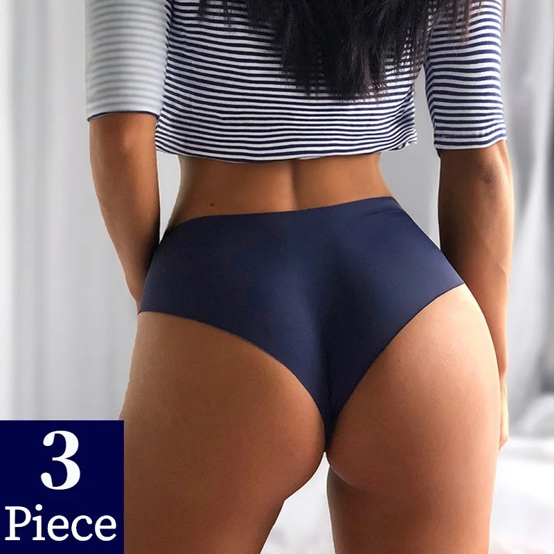 3PCS Pantaletas Para Mujer Algodón Suave Cómodas Calzones Femeninos