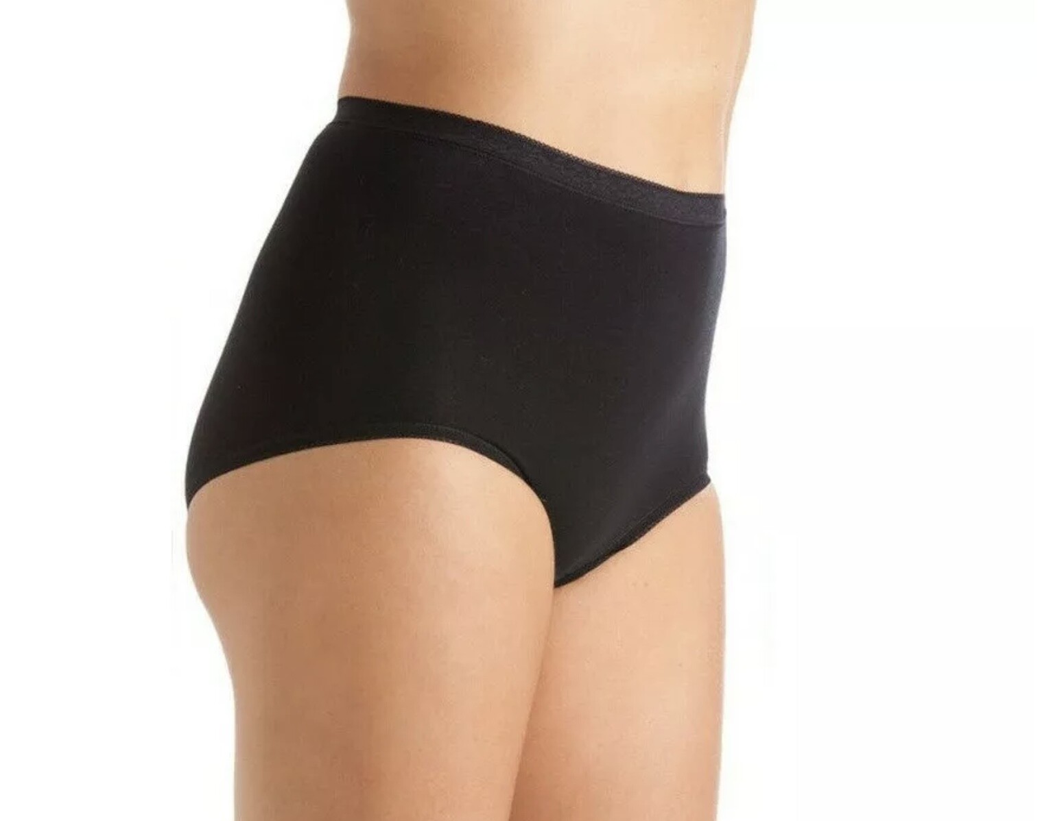 NEW LADIES COTTON RICH MAXI FULL BRIEF BOXED SMOOTH LYCRA UNDERWEAR *MARLON*