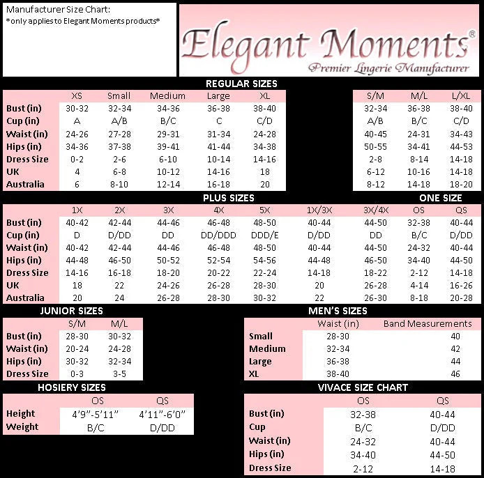 Elegant Moments – 20046 – CROTCHLESS PANTY – RED