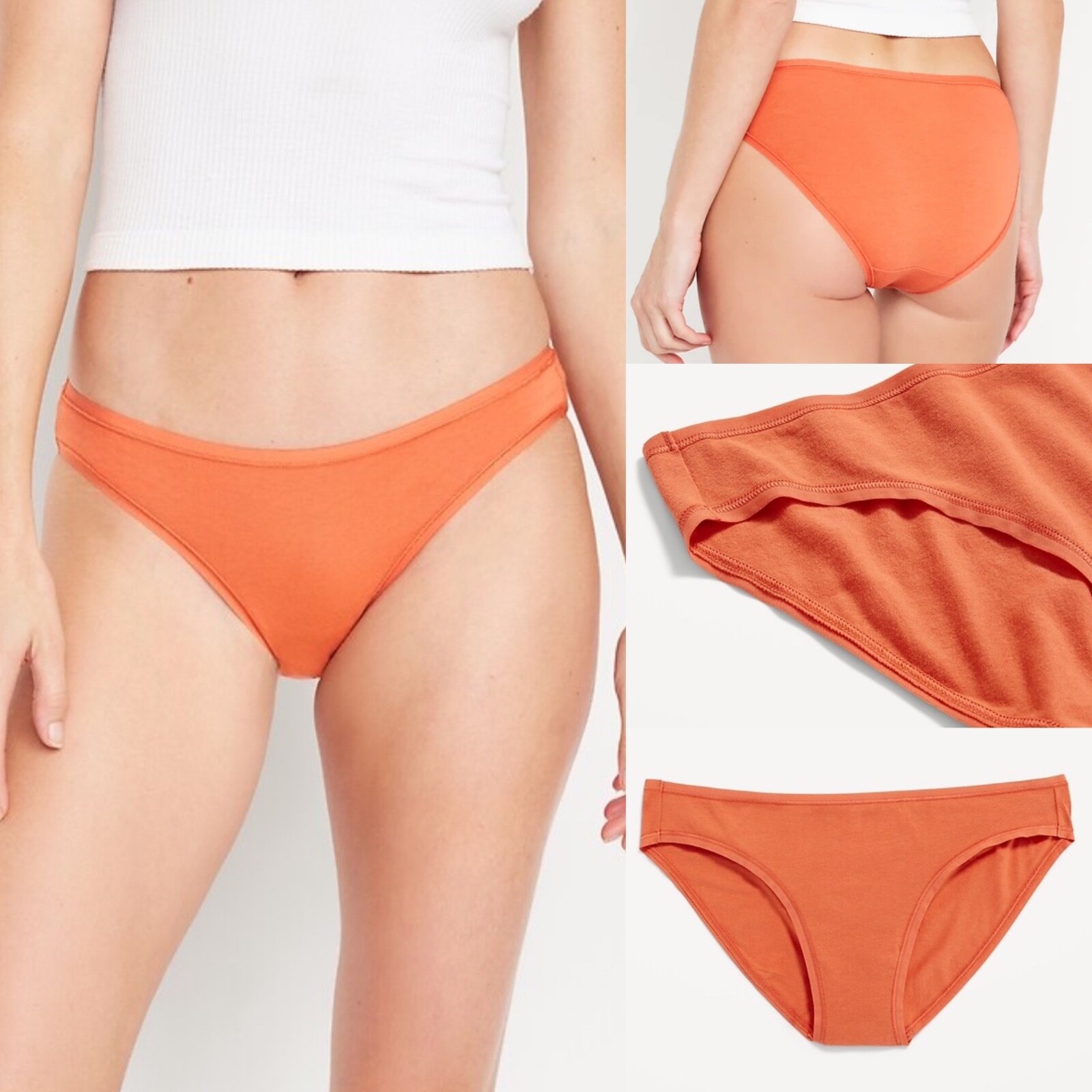 Old Navy Women’s Mid-Rise Everyday Cotton Bikini Underwear Starfish Size XXL