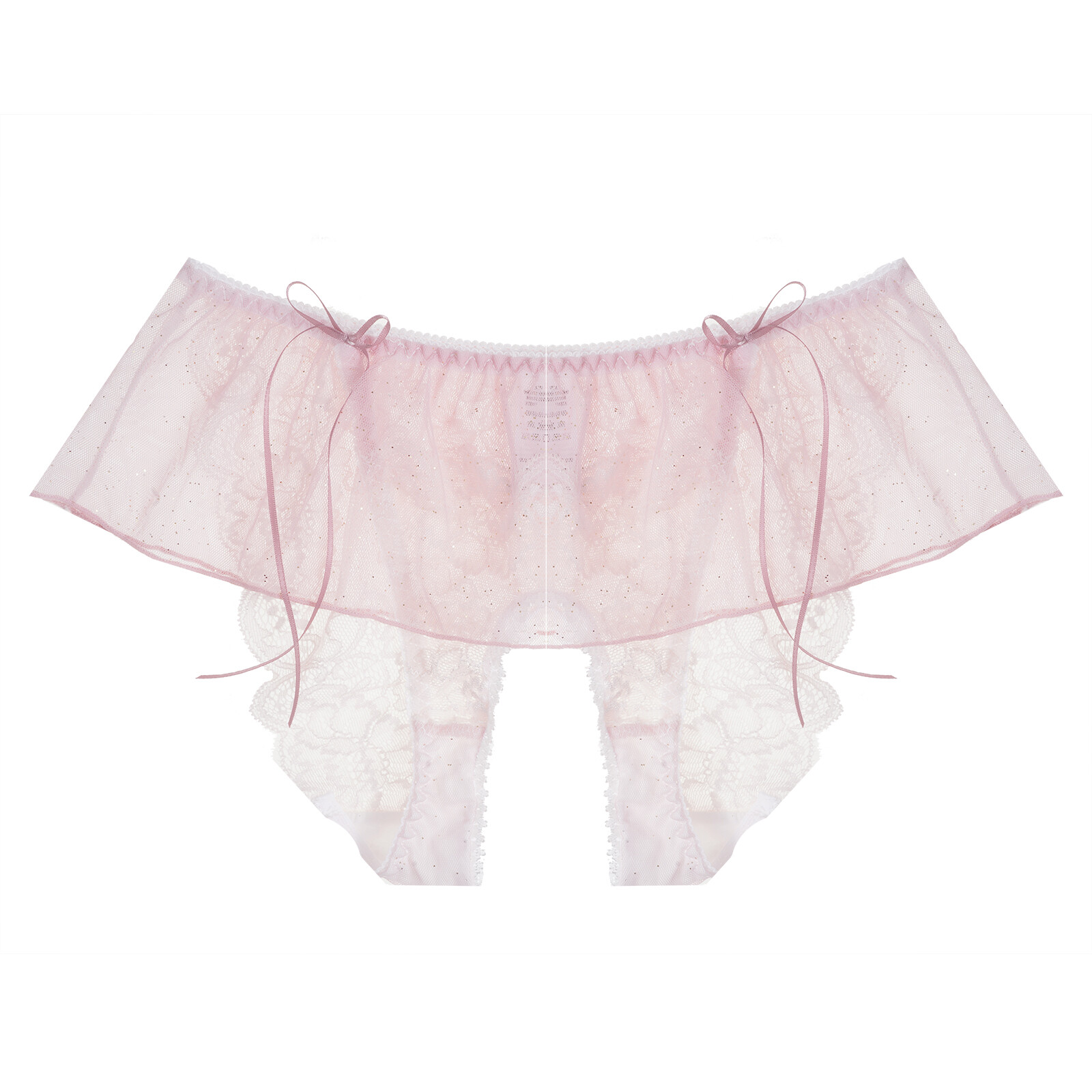 Women Skirted Lace Thongs Panties G-String Underwear Lingerie Briefs Knickers