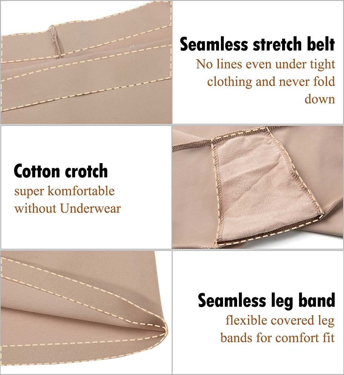 Seamless Shorts for Women Panties Slim Shaper Underwear Ice Silk Boxer Briefs