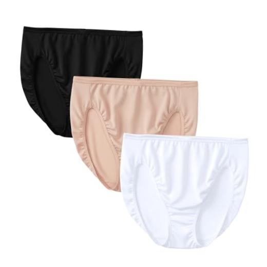 Women’s Illumination Hi Cut Panty 13315 7 Pack White/Rose Beige/Black