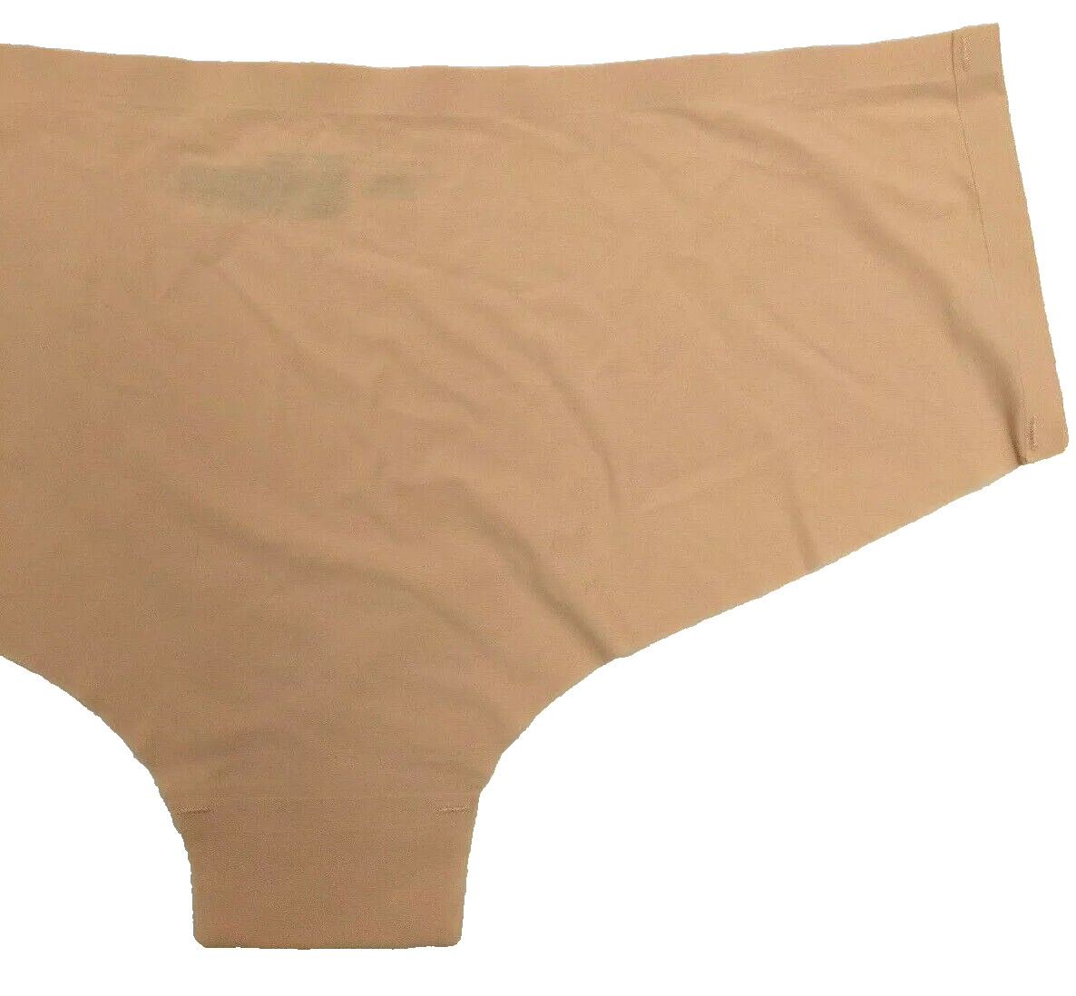 Beige Laser Cut Hipster Style Panties Choose Size L-XL-XXL Solid Color Smooth
