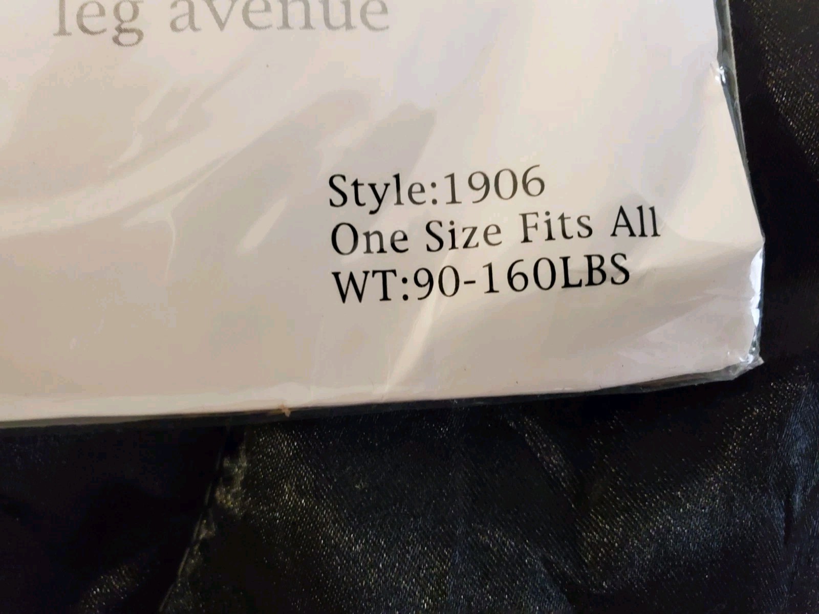 Leg Avenue French Cut Panty Stocking Sz L