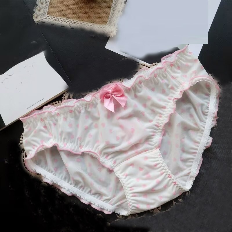 New Japanese Sweet Bow Underwear Lolita Cute Panties Briefs Students Underpant