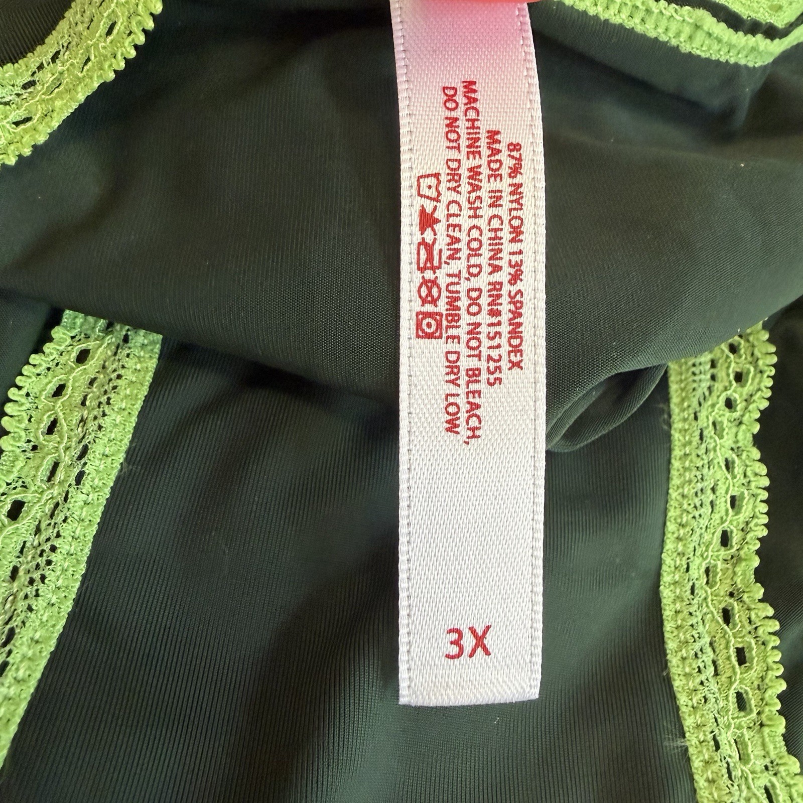 Splendies Bikini Panties Size 3X St. Patrick’s LUCKY YOU Lace Trim Underwear NWT