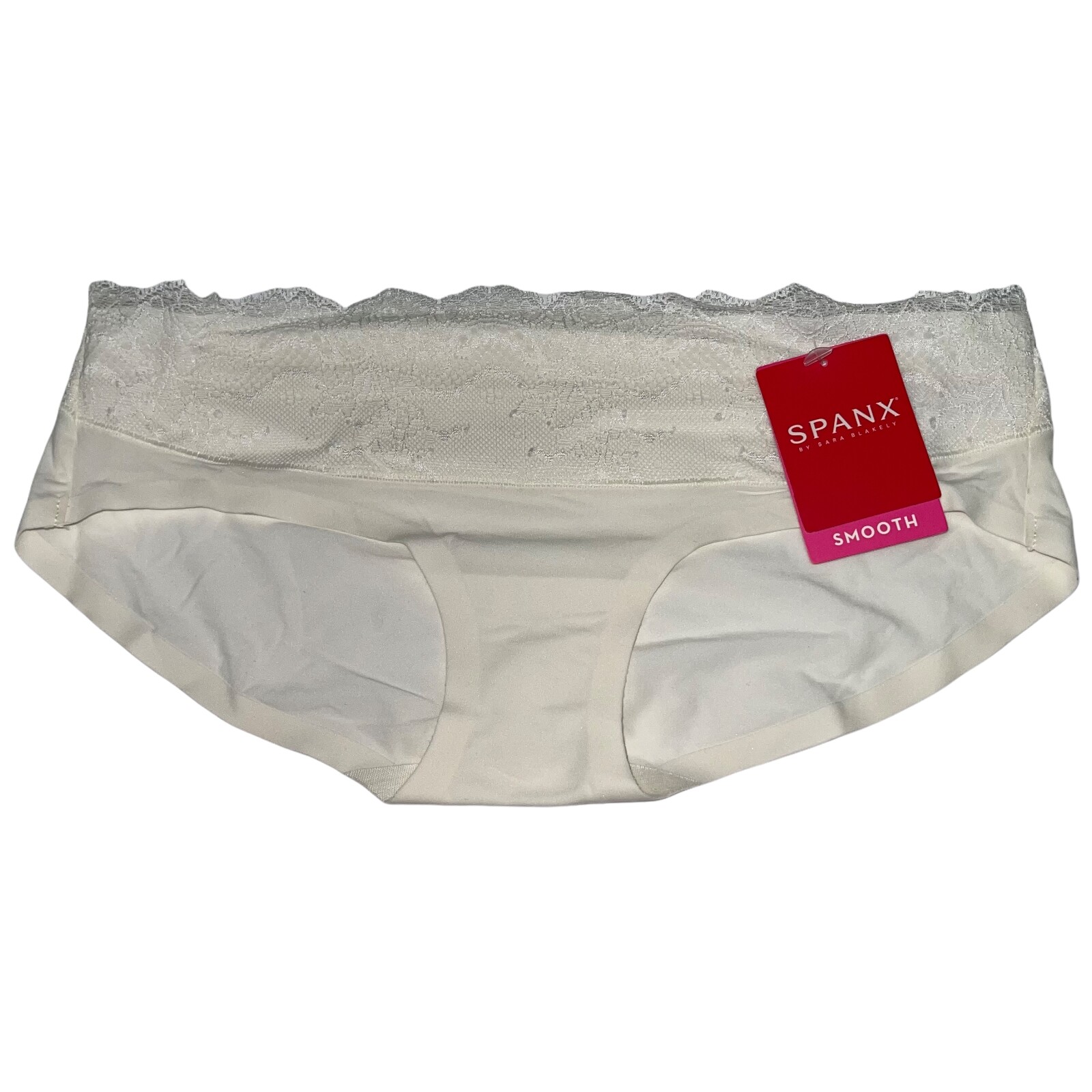 Spanx Panty Hipster Lace Waist Smooth Soft Microfiber Undie-Tectable FP2215 HTF