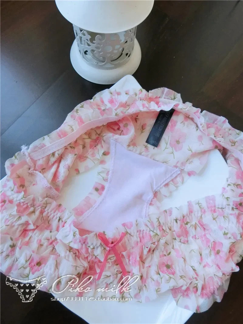 Fashion Low Waist Lingerie Cute Sweet Female Panties Underwear Cake Layer.