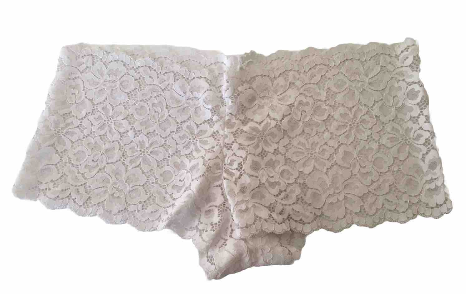 VTG. NWOT ~ MAIDENFORM ~ set of three Boyshort Panty Sexy Lace Cheeky Women 7/L