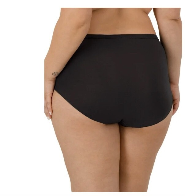 Hanes Just My Size Women’s Breathable Mesh Brief Underwear, 5-Pack (Plus Size)
