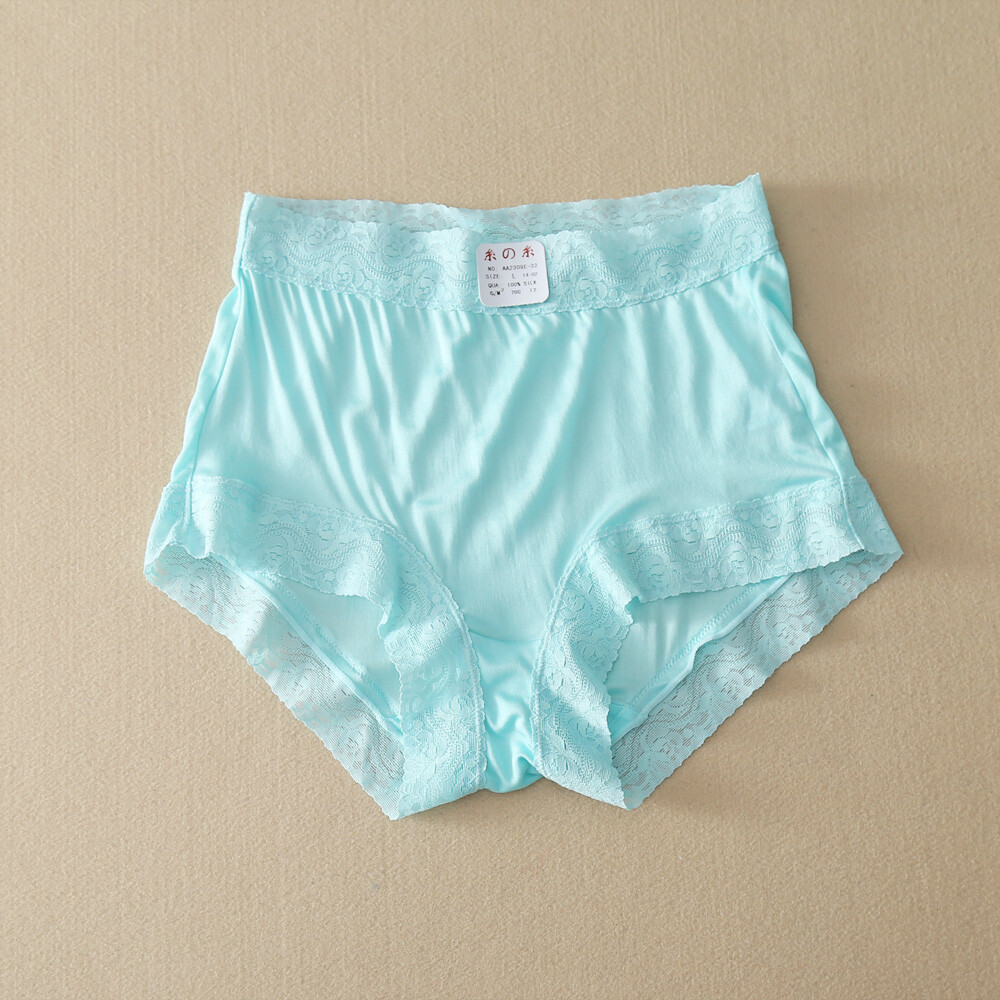 5 Pairs 100 Mulberry Silk Underwear Silk Women Briefs 42 Knitted Women’s Panties