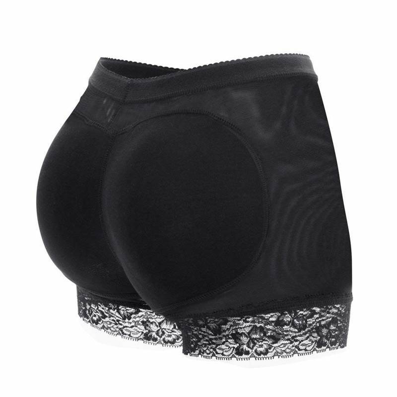 Women High Waist Padded Bum Shorts Booty Hip Enhancer Butt Lifter Shaper Panty