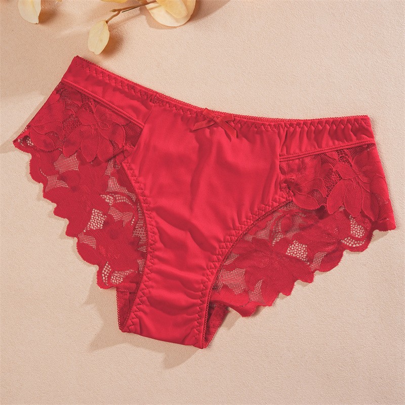 4 Pack Lot Sexy Womens Lace Panties Brief Lingeries Ladies Underwear Sissy Sheer