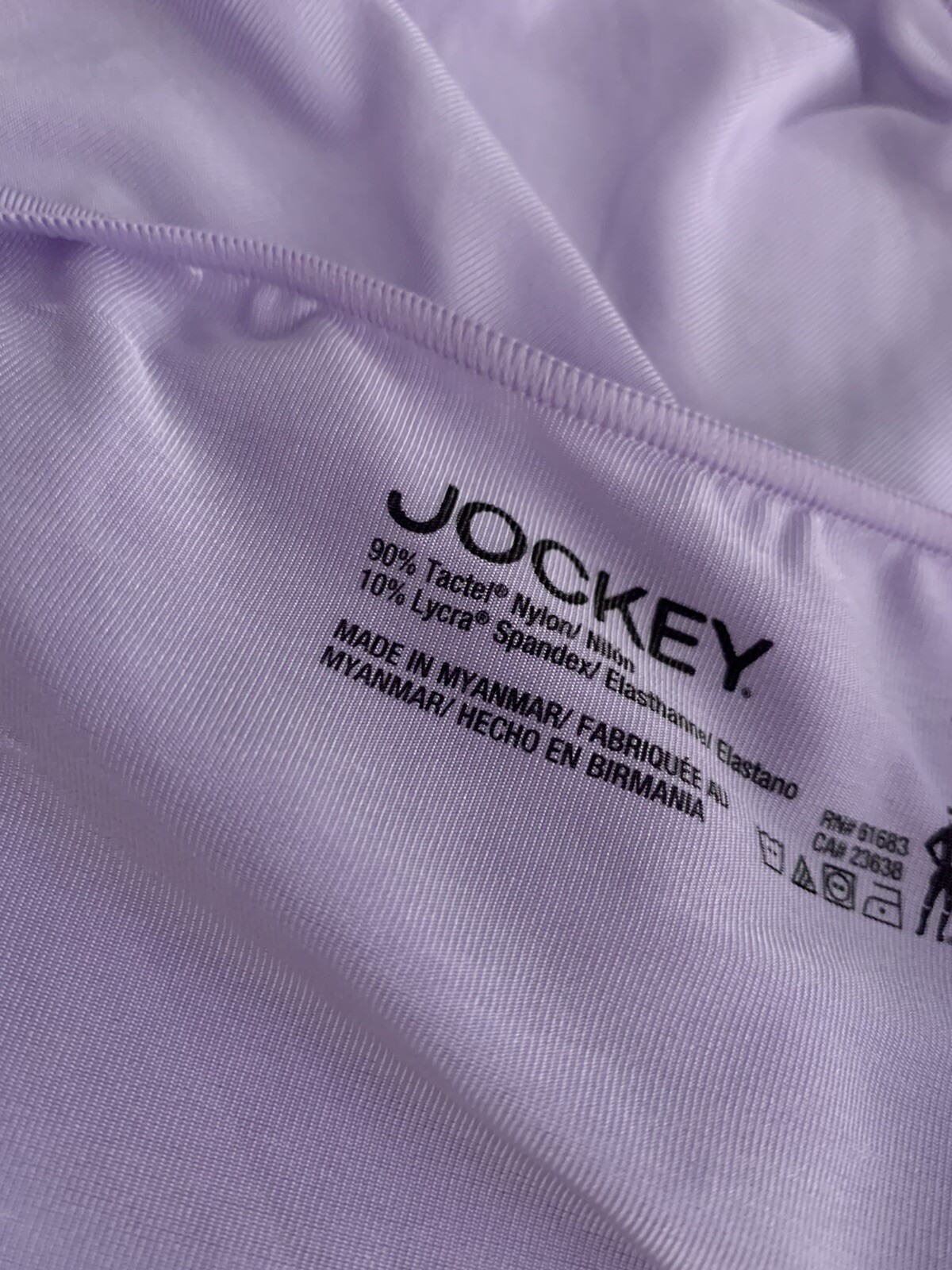 ❤️JOCKEY no panty line promise in LILAC Brief SZ 6