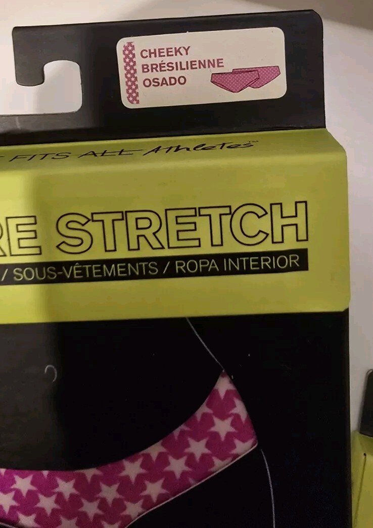 3 XUnder Armour UA Pure Stretch CHEEKY Bresilienne Osado Underwear One Size Fits