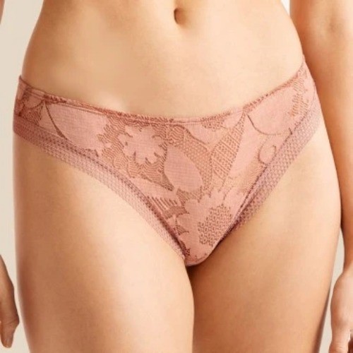 Eres Voile tanga lace briefs Size FR:38 US:6 New With Tags!