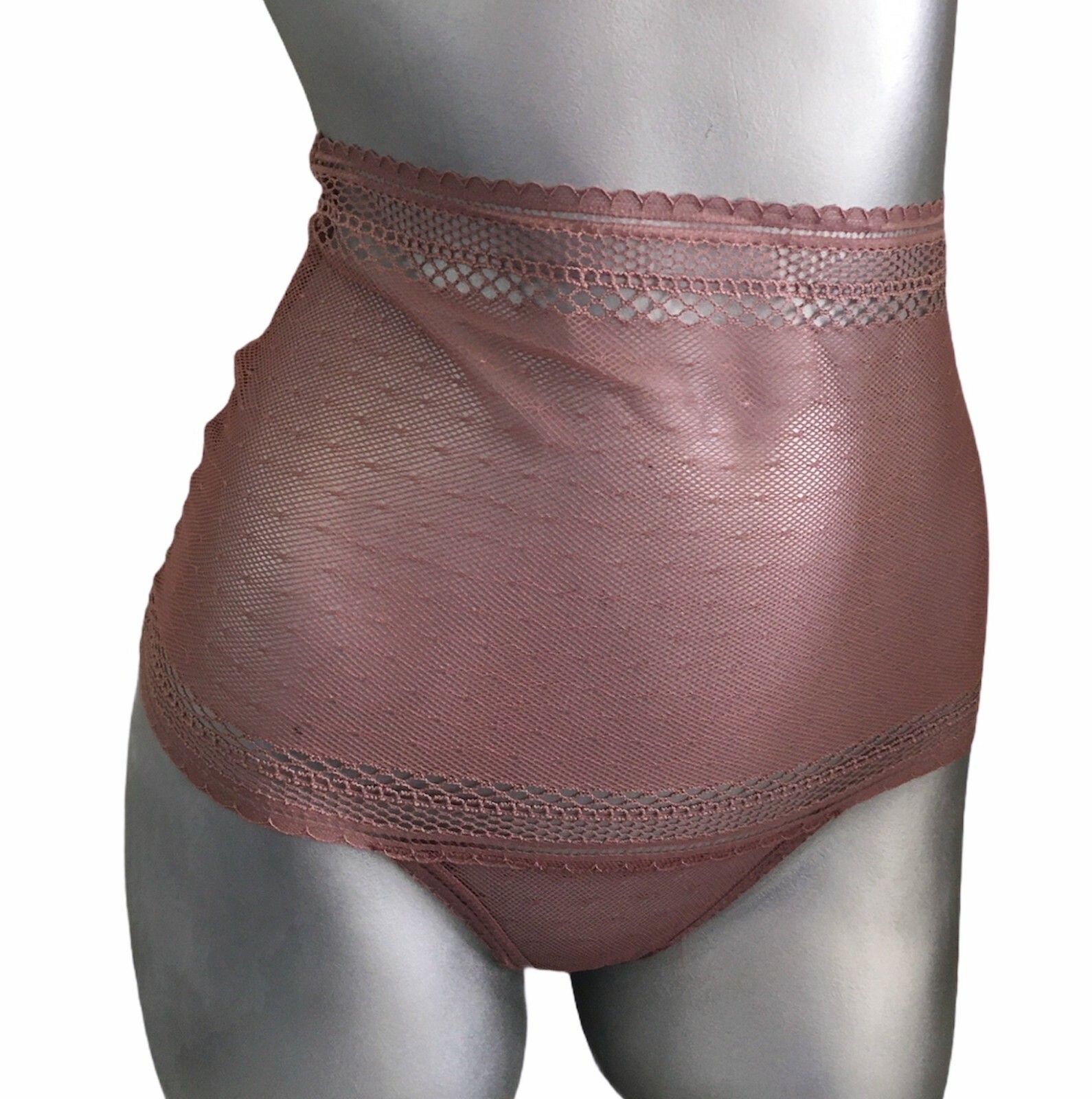 Nwt Victorias Secret Incredible High Rise Thong Panty Vintage Rose M