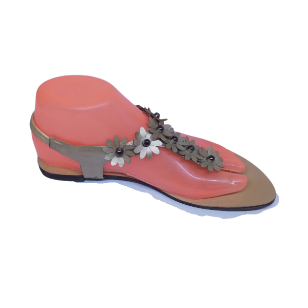 Double Sheet Fancy Sandal (Flat) - Image 2