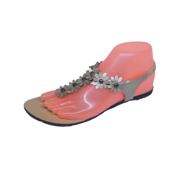 Double Sheet Fancy Sandal (Flat)