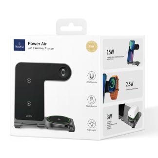 Wiwu Wi-W005 3-in-1 Wireless Charger