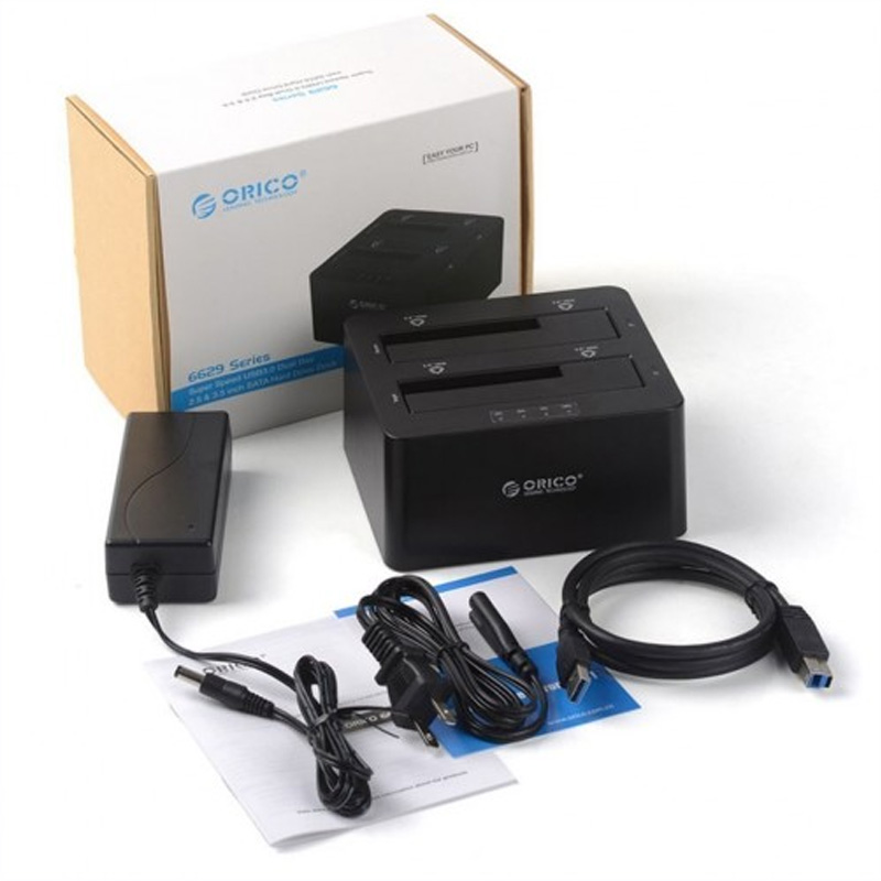 ORICO 6629US3-C 2 Bay SATA to USB3.0 External Hard Drive Docking Station with Duplicator/Clone Function - Image 3