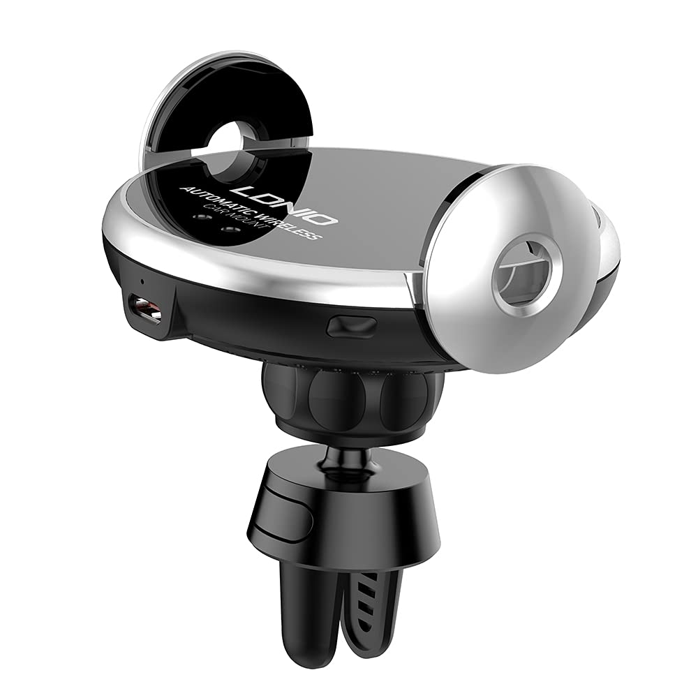 LDNIO MA02 15W Car Wireless Charger Stand - Fast Charging, Adjustable Design - Image 3