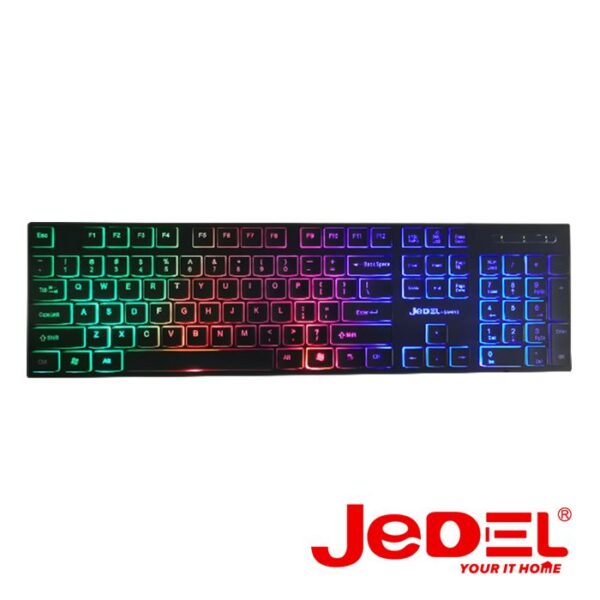 JEDEL K510 Gaming RGB Wired Keyboard - Image 2