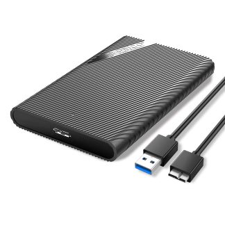 ORICO 2.5-Inch Hard Drive Enclosure 2521U3-BK-EP with USB 3.0