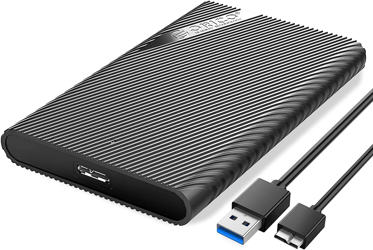 ORICO 2.5-Inch Hard Drive Enclosure 2521U3-BK-EP with USB 3.0 - Image 2