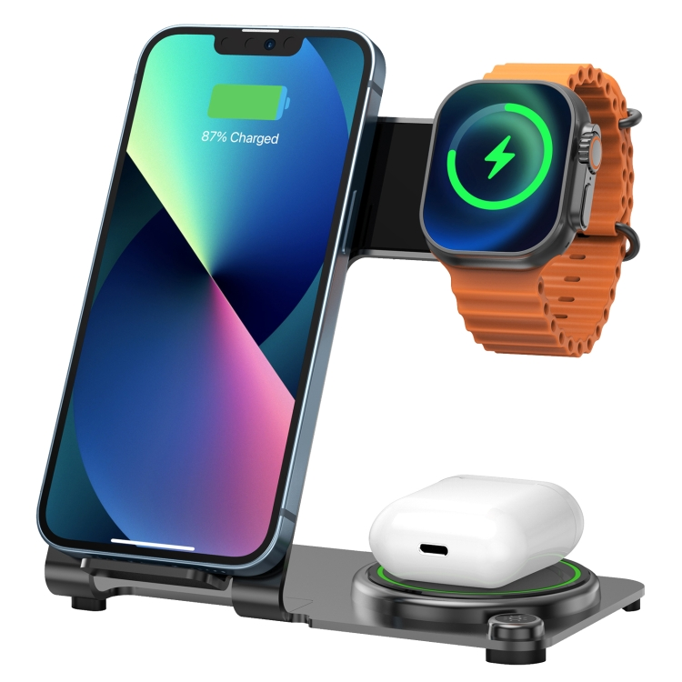 Wiwu Wi-W005 3-in-1 Wireless Charger - Image 3