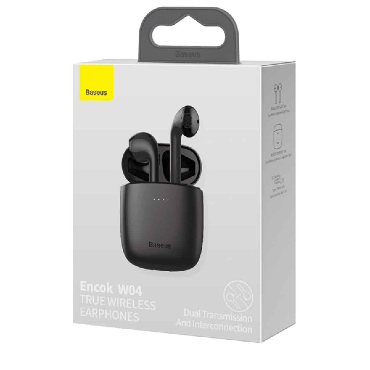 Baseus W04 TWS Earbuds: True Wireless Stereo - Black